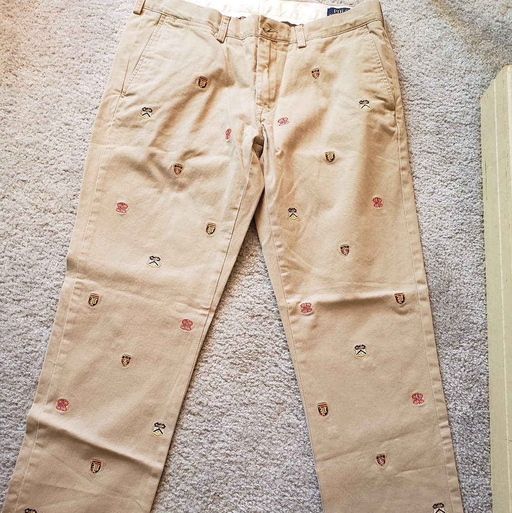 Polo slim fit khakis pants